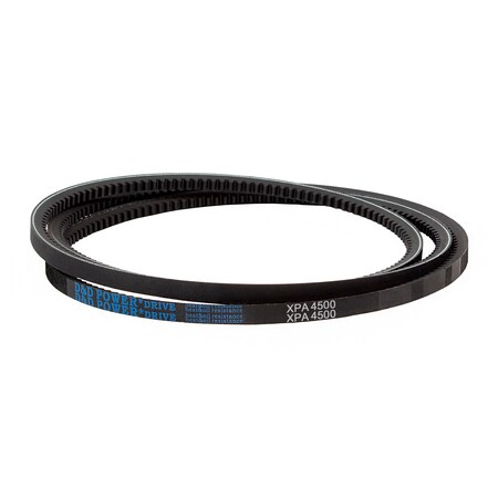 D&D XPA4500 Cogged, Metric V-Belt, 4500mm Outside Length, 13 mm Top Width, 10 mm Thickness, 1 Ribs XPA4500